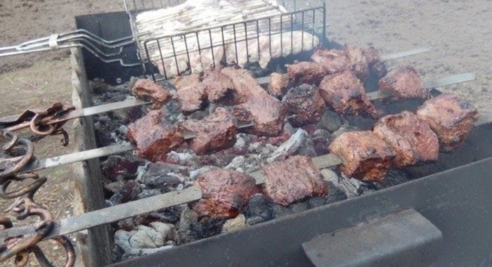 Шашлык из оленины