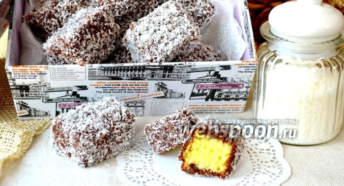 Австралийское пирожное Ламингтон