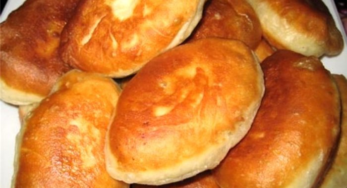 Пирожки на кефире с мясом