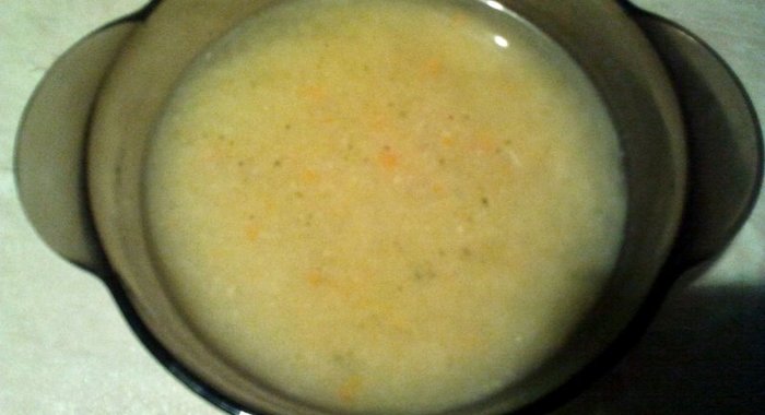 Овощной суп-пюре с курицей