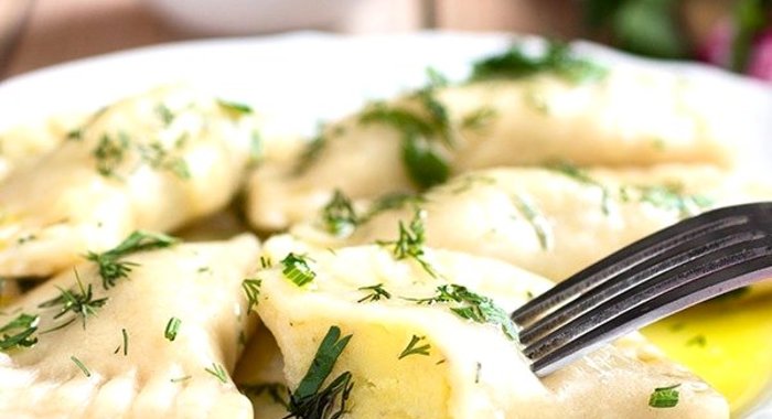 Постные вареники