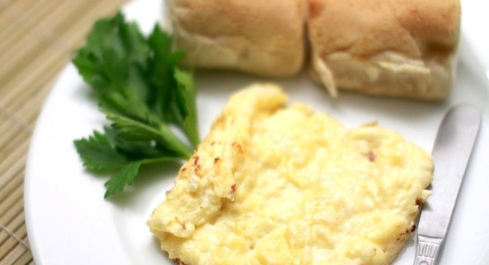 Яичница с сыром в духовке