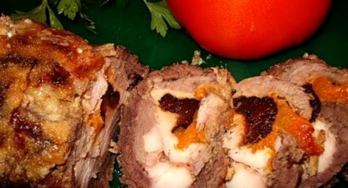 Мясной рулет Трио