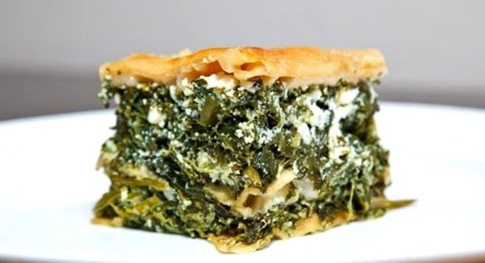 Лазанья с брынзой