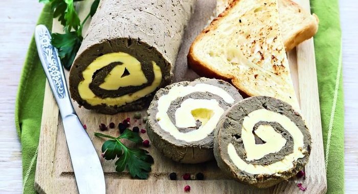 Рулет из печенки