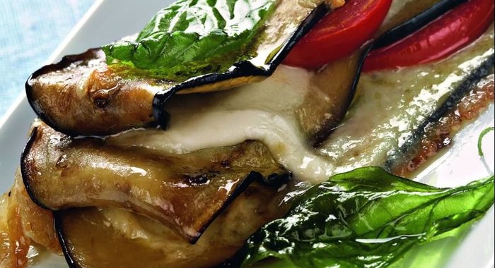 Быстрая лазанья из баклажана