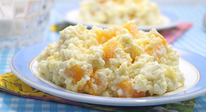 Пшённая каша с тыквой