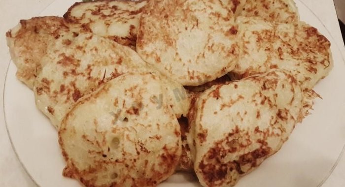 Постные оладьи из картофеля и кабачков