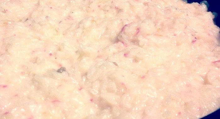 Ризотто с редиской