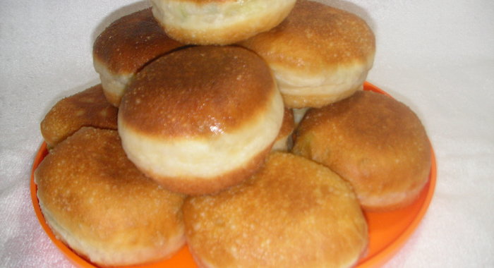 Пончики-пирожки с несладкой начинкой