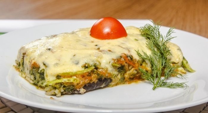 Овощная лазанья