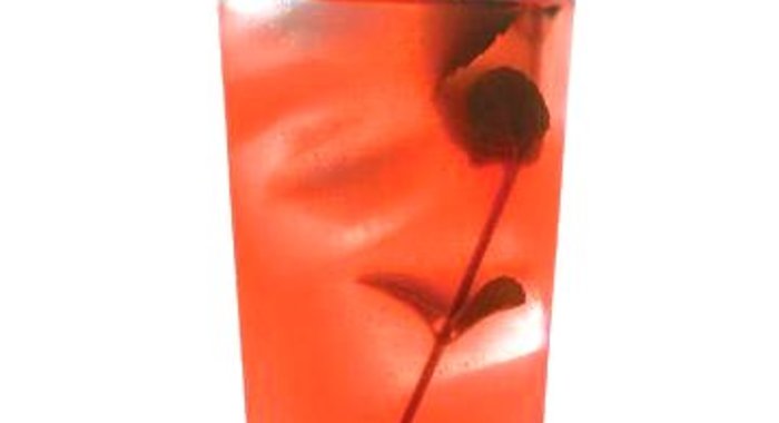 Малиновый лимонад с мятой