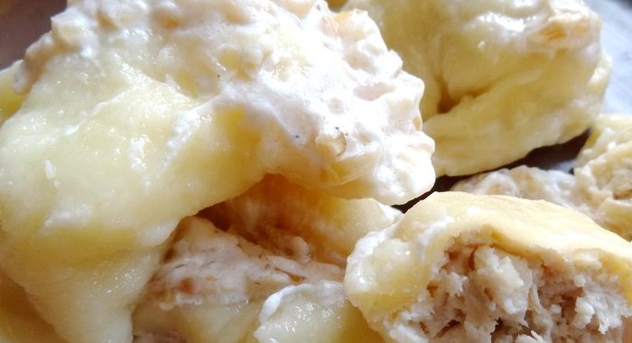 Вареники старосветские с картофелем и мясом