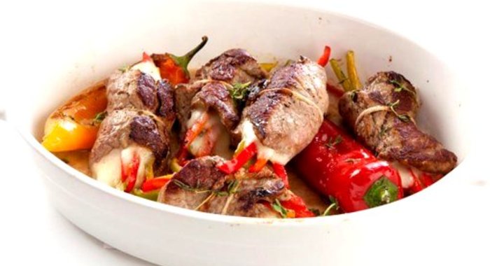 Рулетики из телятины с моцареллой Unagrande