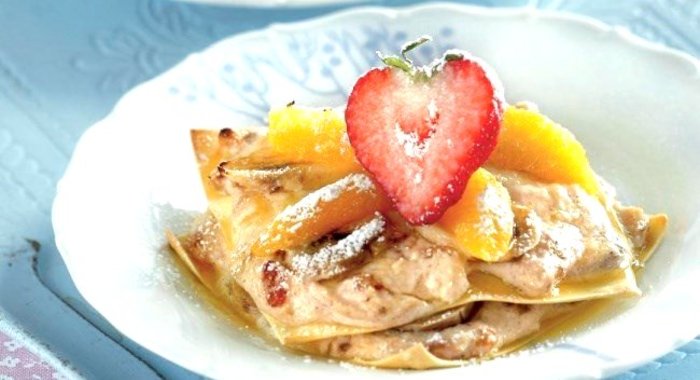 Фруктовая лазанья