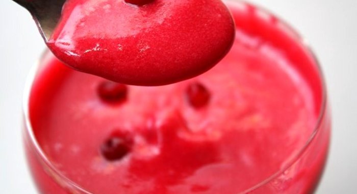 Мусс из клюквы