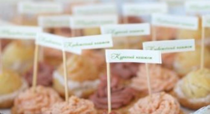 Куриный паштет с луковым мармеладом