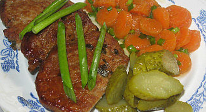 Свинина в огуречном маринаде