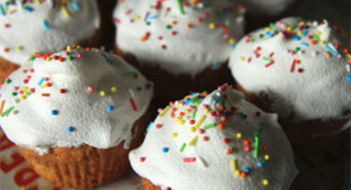 Кексики радужные