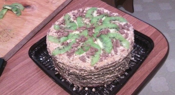 Торт с киви