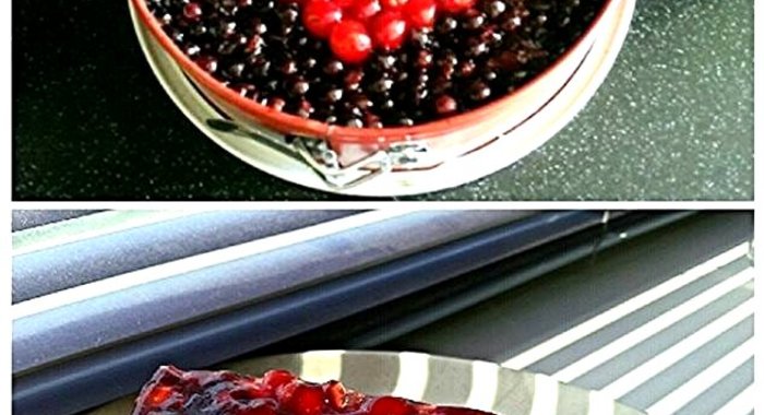 Творожно-медовое суфле с ягодами