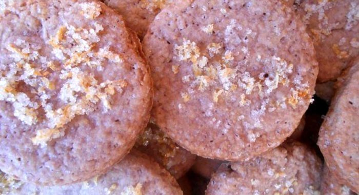 Песочное печенье с лимоном