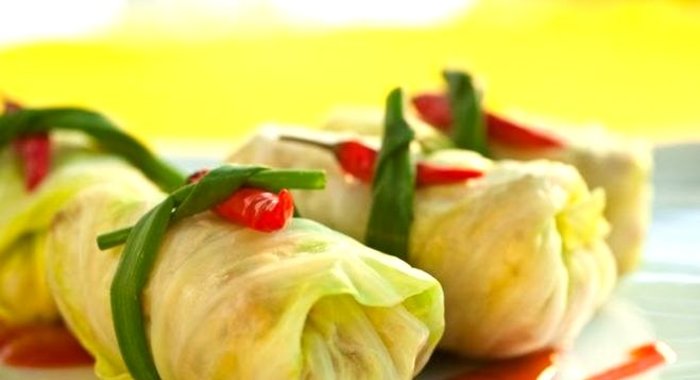 Голубцы, фаршированные овощами