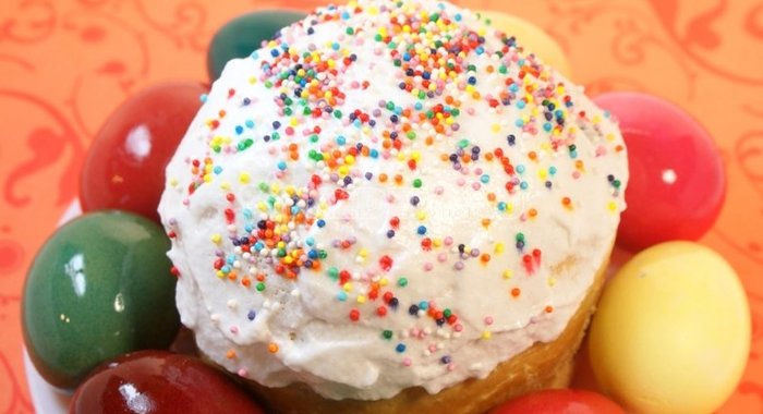 Пасхальный кулич на Пасху