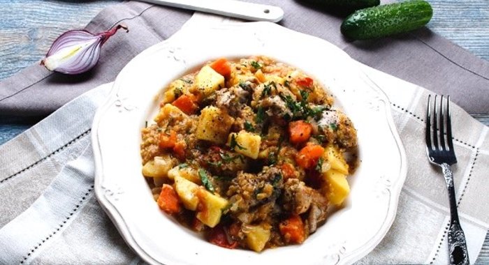 Рагу с курицей