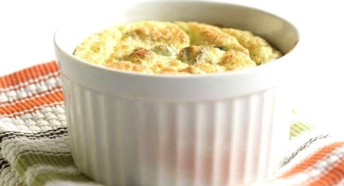 Суфле из кабачков с творогом рикотта
