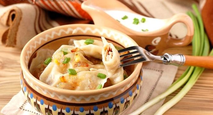 Вареники с мясом