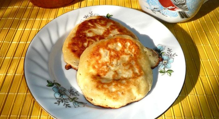 Оладьи с манкой на ряженке