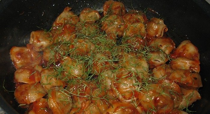 Пельмени с салом