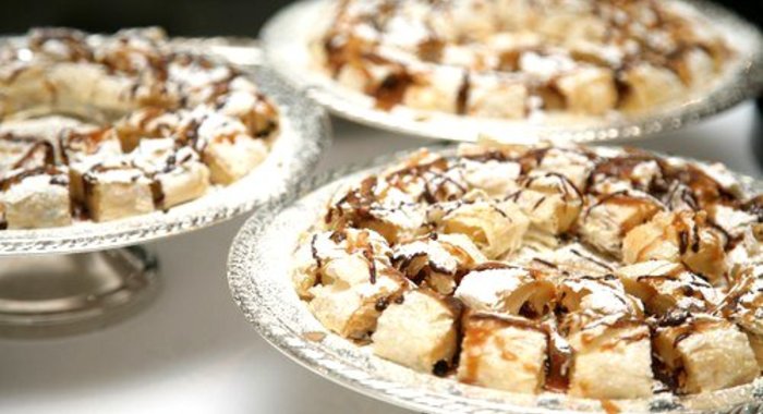 Бананово-арахисовые роллы