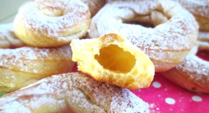 Бублики из заварного теста