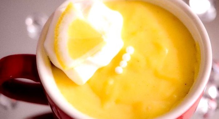 Лимонный заварной крем