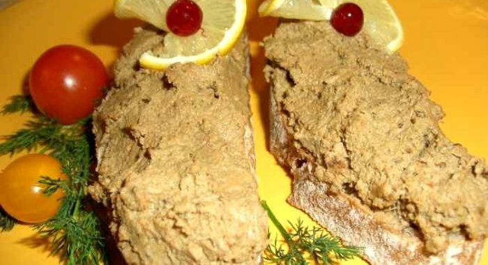 Паштет из индейки с рукколой