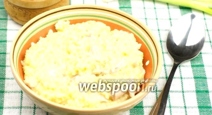 Пшённая каша на бульоне