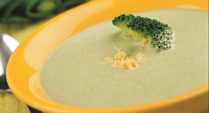 Суп-пюре из порея и брокколи