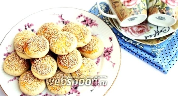 Печенье с обжаренным кунжутом