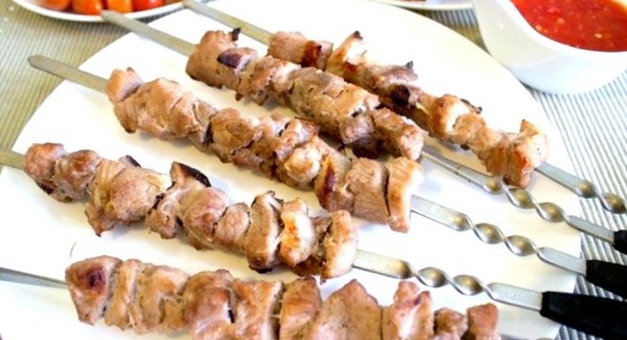 Шашлык из свинины в электрической шашлычнице