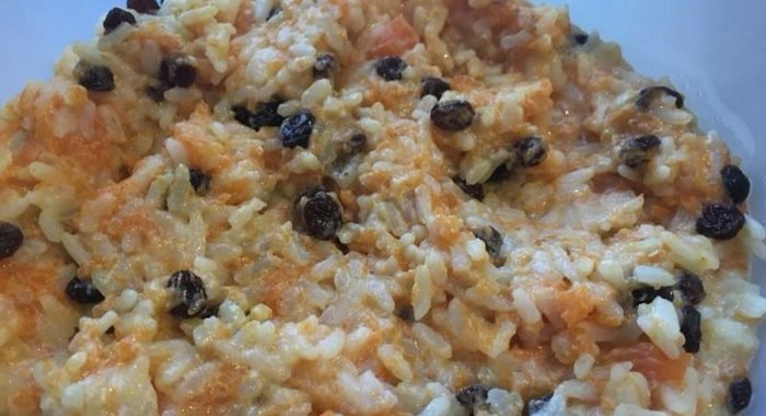Тыквенная каша с рисом в мультиварке