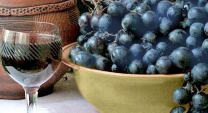Домашнее вино из синего винограда