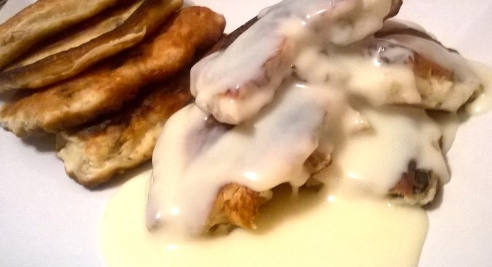 Оладьи на кефире с изюмом