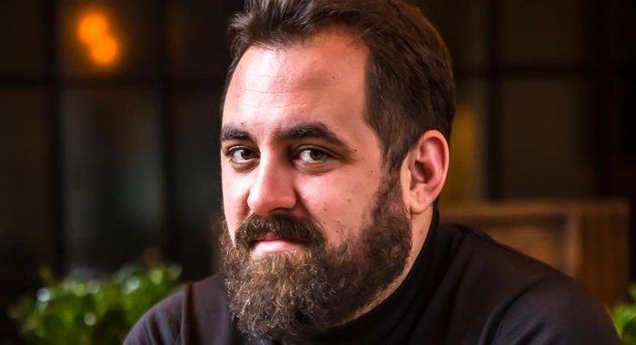 Паштет из кролика с печеной хурмой от Ильи Благовещенского