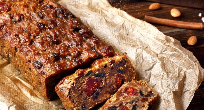 Рождественский фруктовый кекс