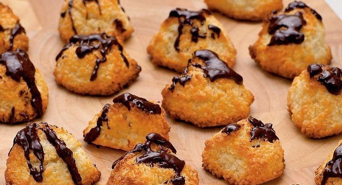 Кокосовое печенье с шоколадом