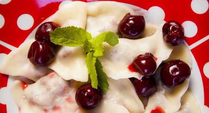 Вареники с вишней