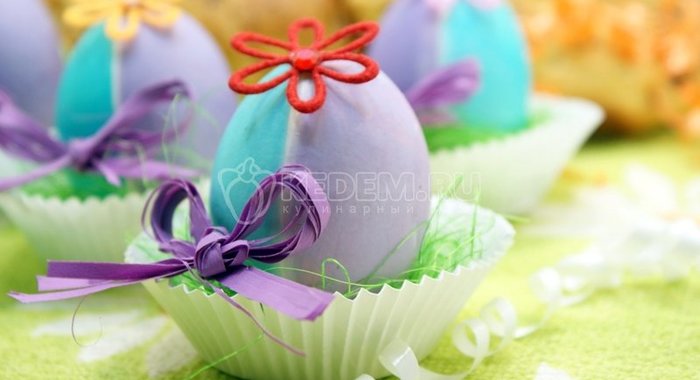 Пасхальные яйца «Цветочки»