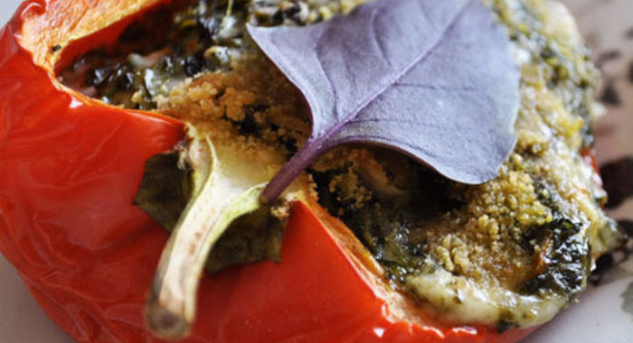 Овощи под сливочным соусом